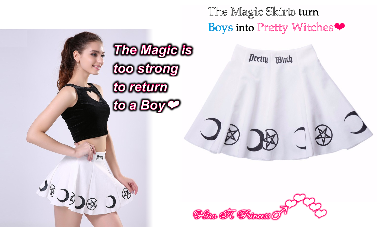 The Magic Skirts turn Boys into Pretty Witches E