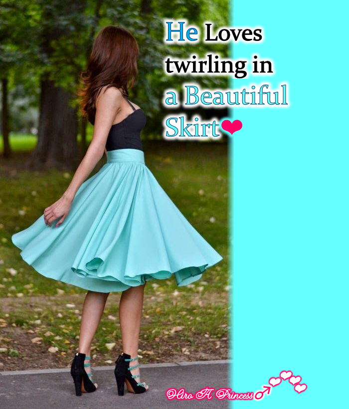 He Loves twirling in a Beautiful Skirt E