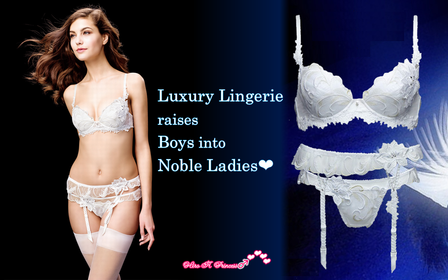 Luxury Lingerie raises Boys into noble Ladies E