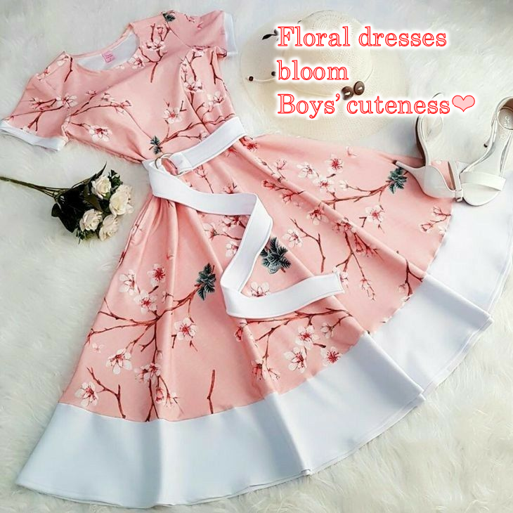 Floral dresses bloom Boys’ cuteness E
